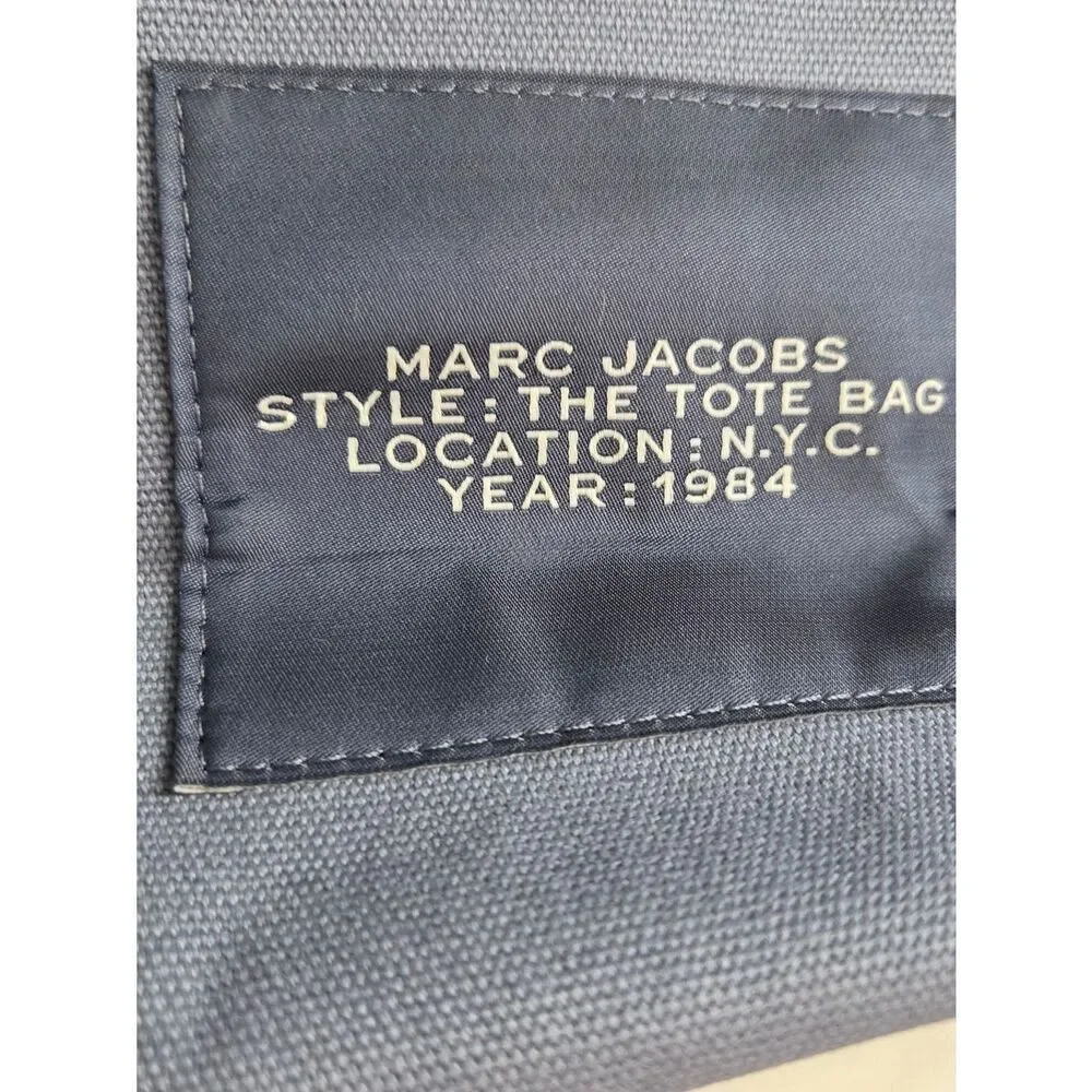 Marc Jacobs The Canva Medium Tote Bag in  Blue Shadow